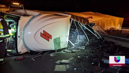 Reabren tramos de la Interestatal 70 tras choque y avalancha en US 6