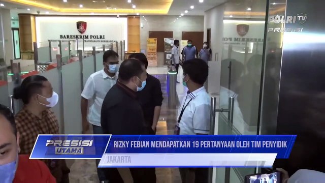 Penyanyi Rizky Febian Usai Jalani Pemeriksaan Tim Penyidik Siber Bareskrim Polri