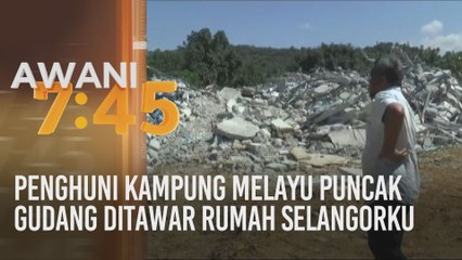 Penghuni Kampung Melayu Puncak Gudang ditawar Rumah Selangorku