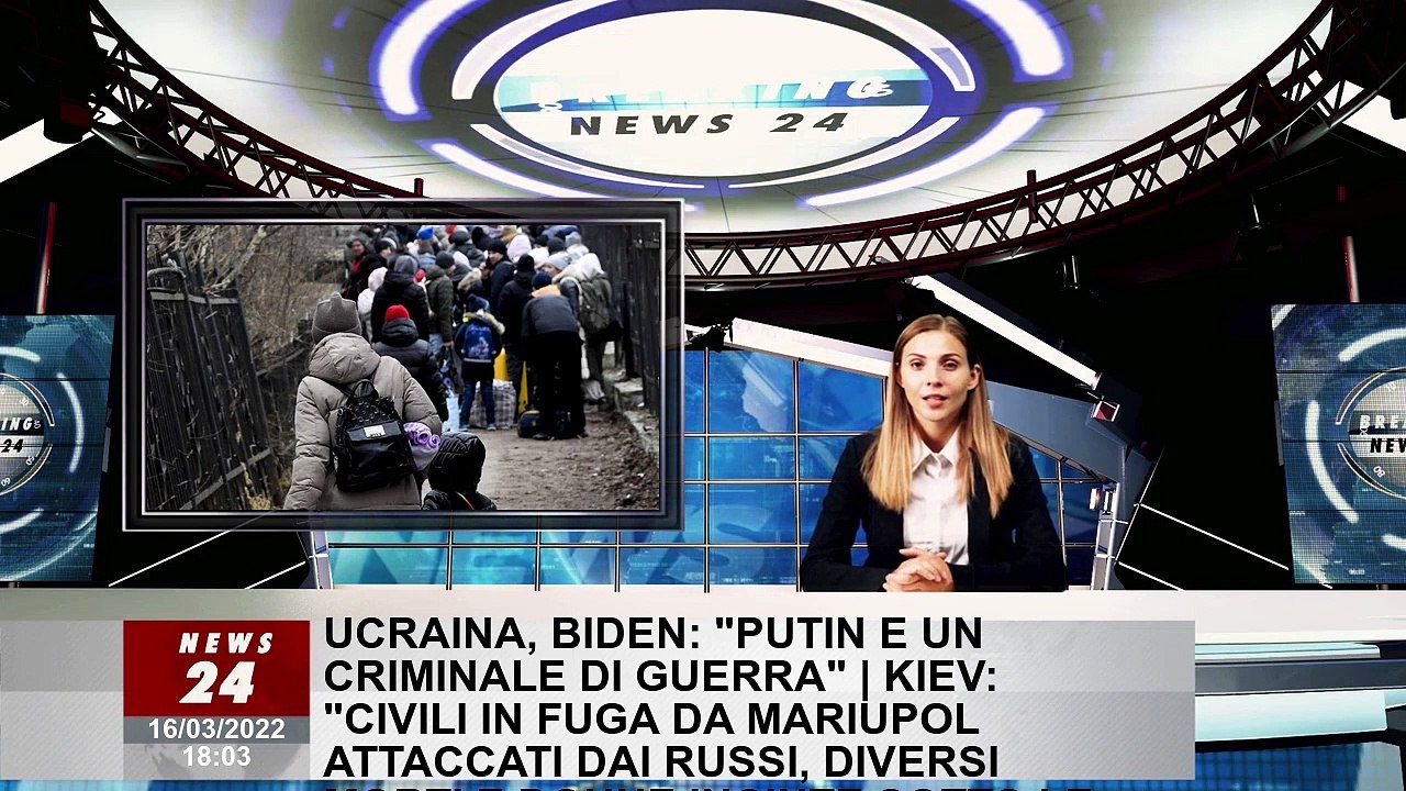 Ucraina, Biden: "Putin è un criminale di guerra" | Kiev: "Civili in fuga da Mariupol attaccati dai r