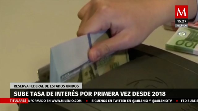 Fed sube su tasa de interés por primera vez desde 2018