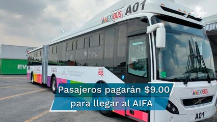 Sin concluir ruta, dan banderazo a autobuses del Mexibús que irán al AIFA
