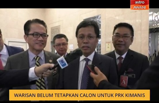 Warisan belum tetapkan calon untuk PRK Kimanis