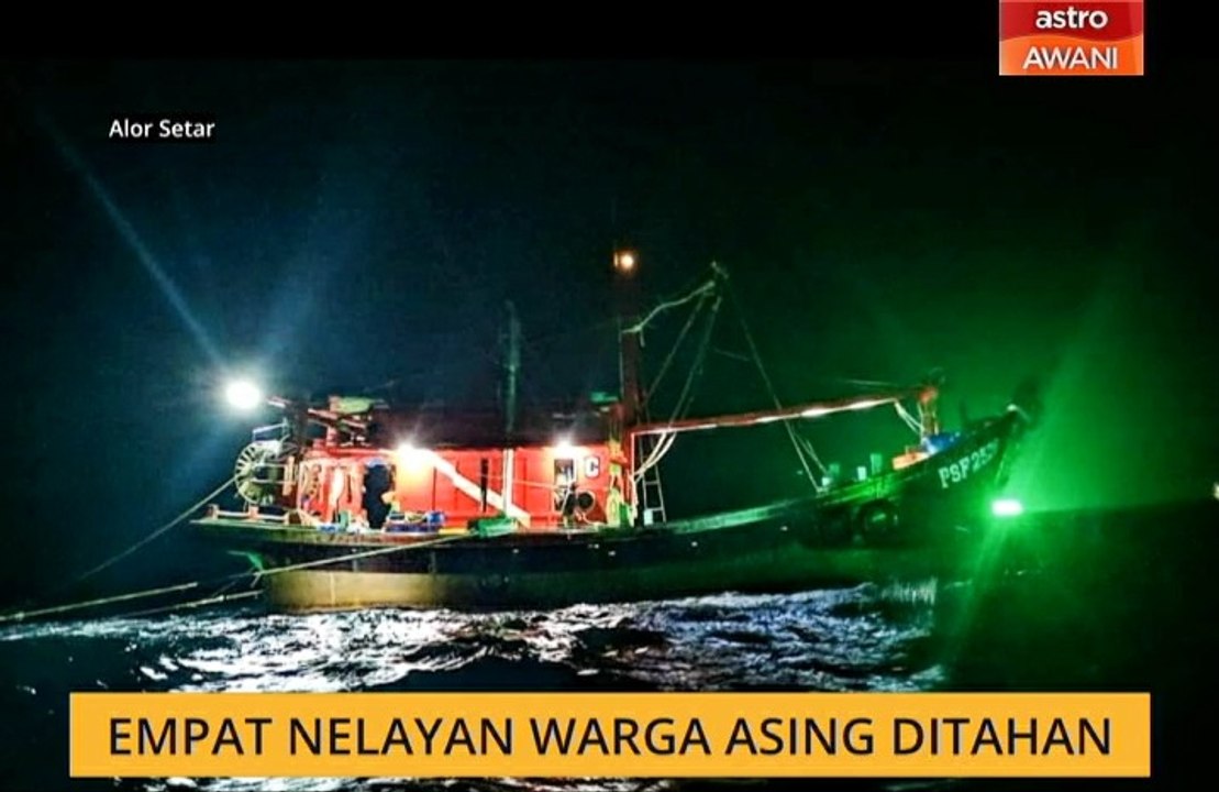 Empat nelayan warga asing ditahan