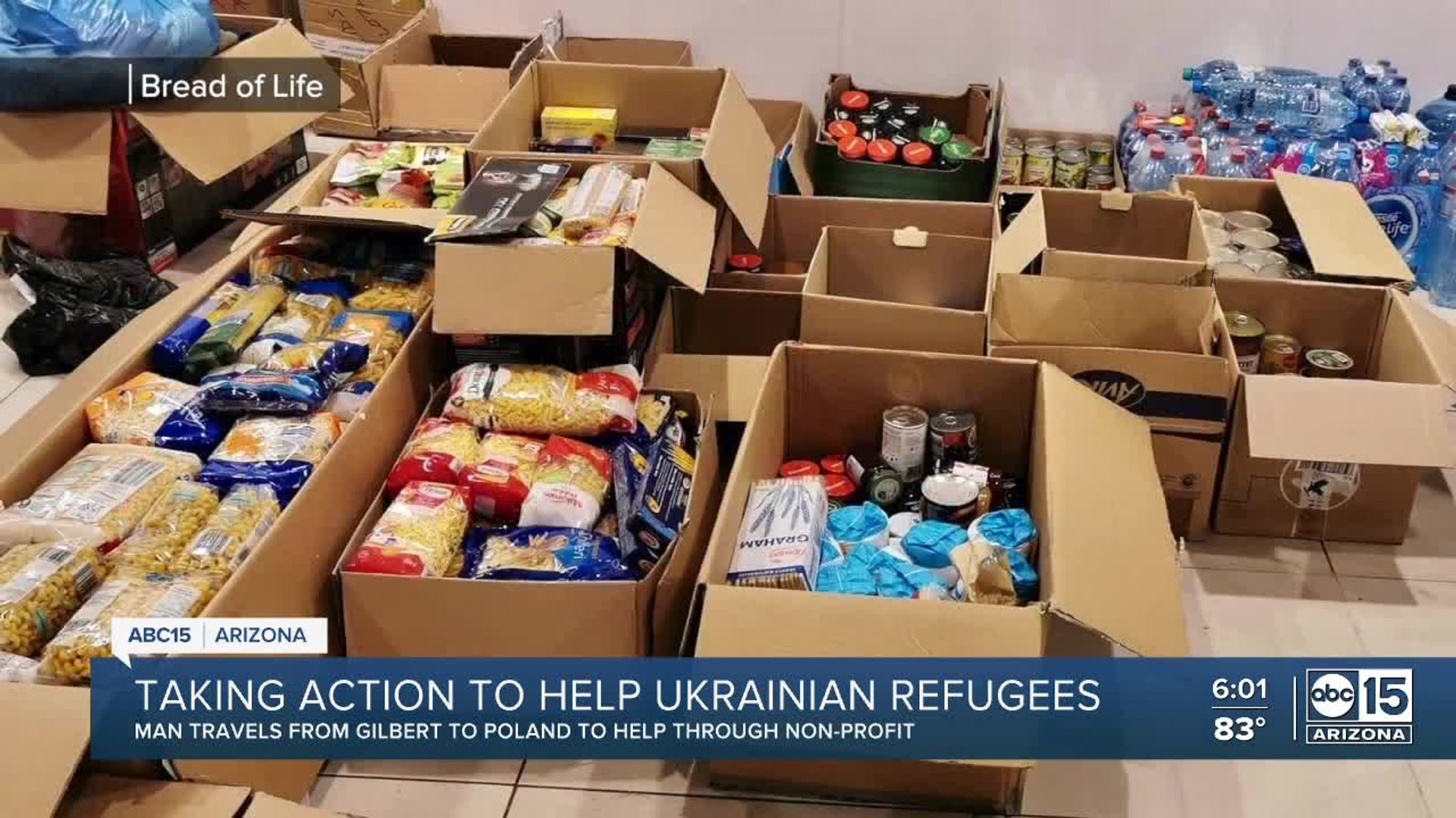 Gilbert man in Poland helping non-profit assist Ukraine refugees