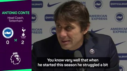 Скачать видео: Conte backs record-breaker Kane to thrive at Spurs