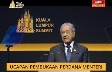 Ucapan pembukaan Perdana Menteri, sempena #KLSummit2019