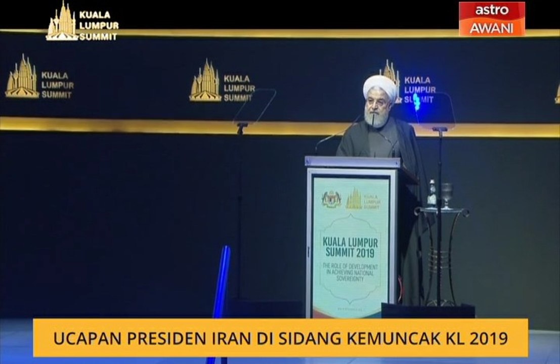 Ucapan Presiden Iran di Sidang Kemuncak KL 2019