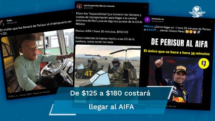 Los mejores memes por la ruta de Perisur al Aeropuerto Internacional Felipe Ángeles