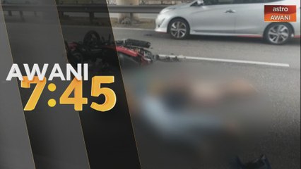 Dua sahabat maut motosikal rempuh lori kontena