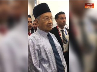 Adakah siaran TV anda ke peringkat antarabangsa? - Tanya Tun Mahathir