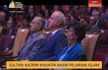 Sultan Nazrin khuatir nasib pelarian Islam