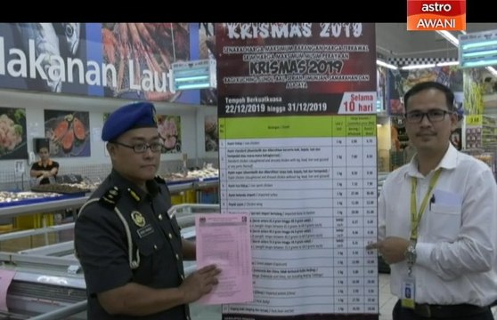Skim kawalan harga maksimum musim perayaan Krismas 2019