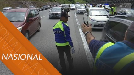 Aliran trafik di Lebuhraya Utara Selatan