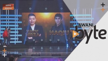 #AWANIByte: Pertama kali terjadi, Naqiu dan Hady Mirza diumum juara bersama GV6!