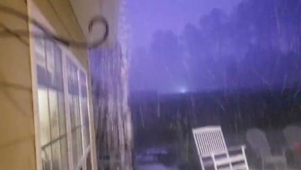 Download Video: Hail and flooding hammer the Southeast