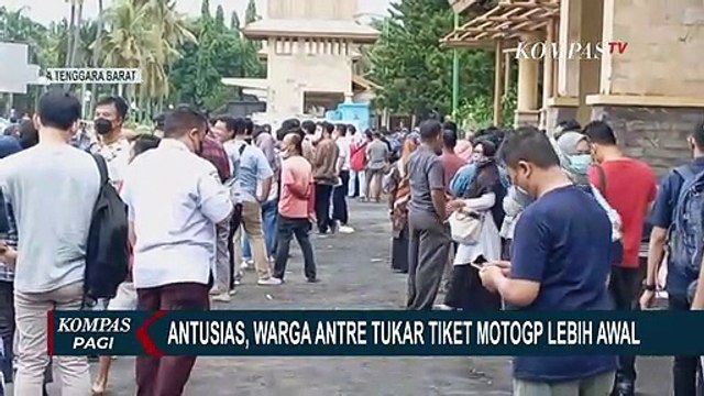 Antusias! Warga Padati Lokasi Penukaran Tiket MotoGP