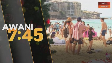 Warga Australia sambut Krismas berjemur di pantai