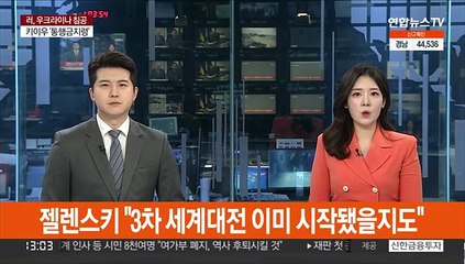 젤렌스키 "3차 세계대전 이미 시작됐을지도"