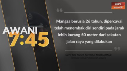 Anggota polis mati dipercayai tembak diri sendiri