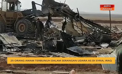 25 orang awam terbunuh dalam serangan udara AS di Syria, Iraq