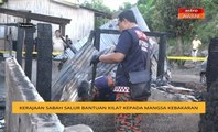Kerajaan Sabah salur bantuan kilat kepada mangsa kebakaran