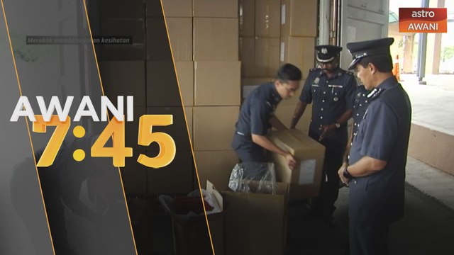Rokok seludup dalam kontena bernilai 8.55 juta ringgit dirampas