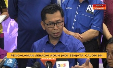 Pengalaman sebagai Adun jadi 'senjata' calon BN