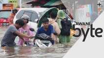#AWANIByte: Beberapa kawasan di Jakarta dilanda banjir