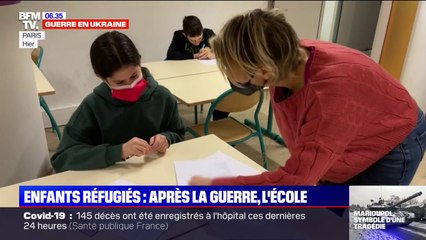 Download Video: Réfugiés en France, des centaines d'enfants ukrainiens ont fait leur rentrée