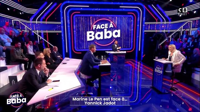 Le candidat vert Yannick Jadot s'en prend sur C8 à Marine Le Pen : Votre campagne précédente était financée par Poutine, vous êtes la candidate de l'anti-france !