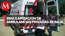 Baja, cifra de ambulancias privadas en CdMx que se han regularizado: Oliva López