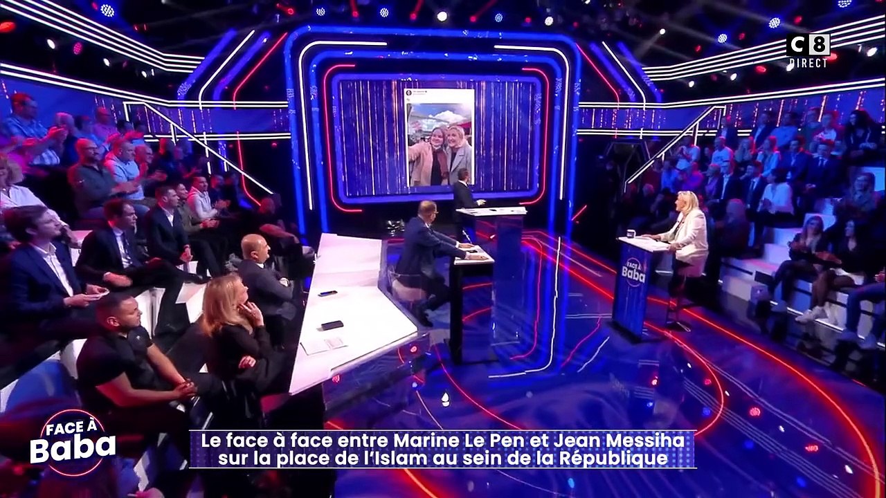 Jean Messiah reproche sur C8 à Marine Le Pen d'avoir fait un selfie avec une jeune fille voilée : "Moi, j'aurai refusé de faire une photo comme ça ! "