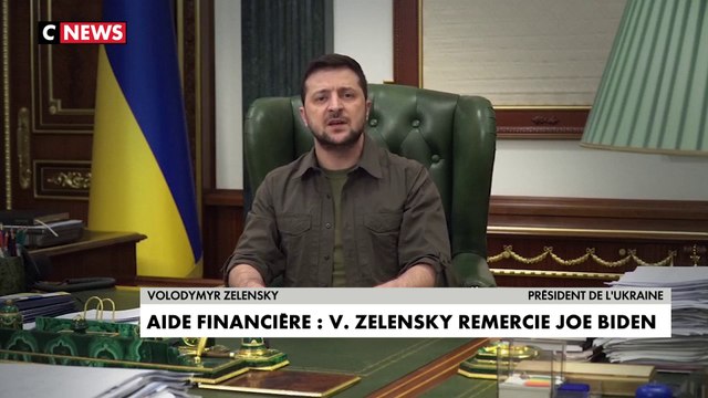 Volodymyr Zelensky : «L'Ukraine a reçu un soutien puissant de nos amis américains»