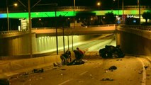 Son dakika haberi! Antalya'da yön levhasına çarpan otomobil hurdaya döndü: 3 ölü