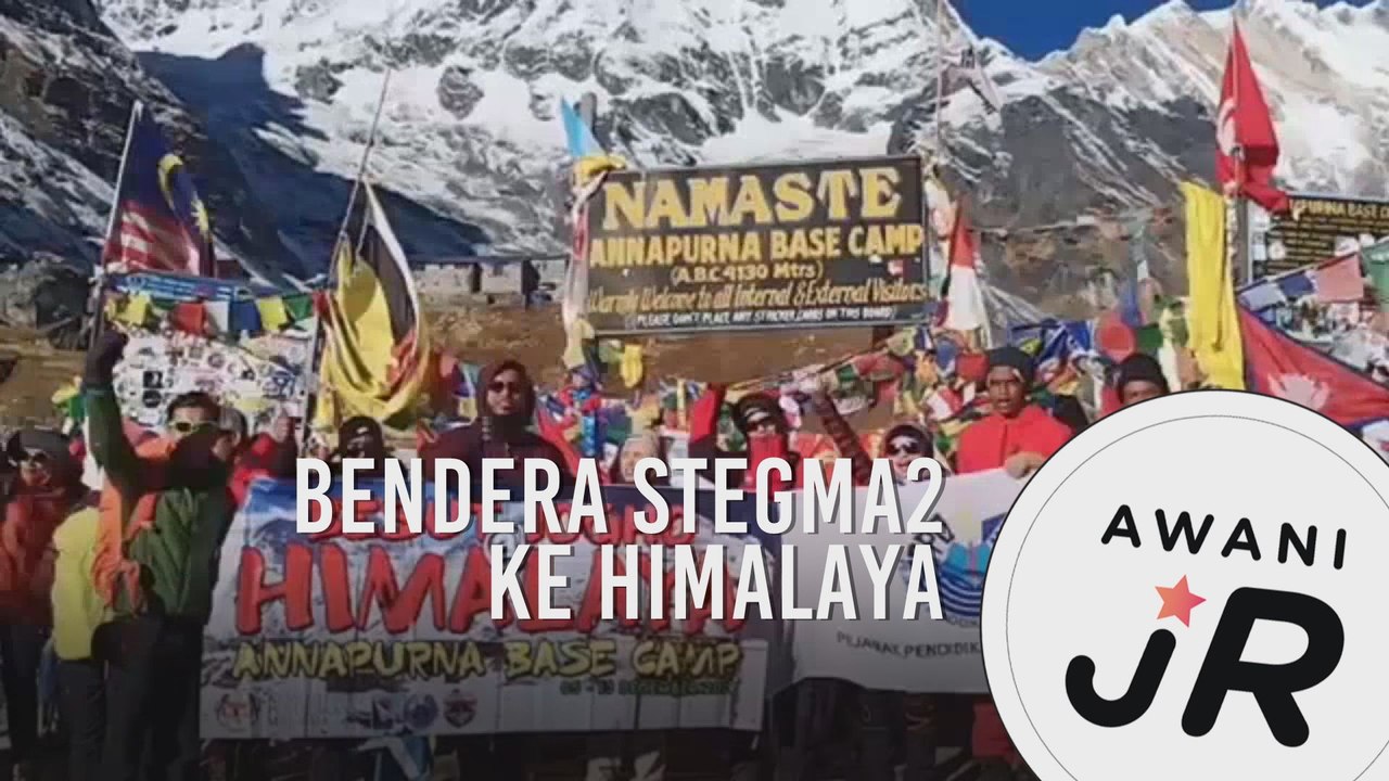 #AWANIJr: Bendera STegMa2 ke Himalaya