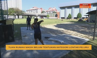 Tuan rumah masih belum tentukan kategori lontar peluru