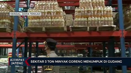Sekitar 3 Ton Minyak goreng Menumpuk di Gudang