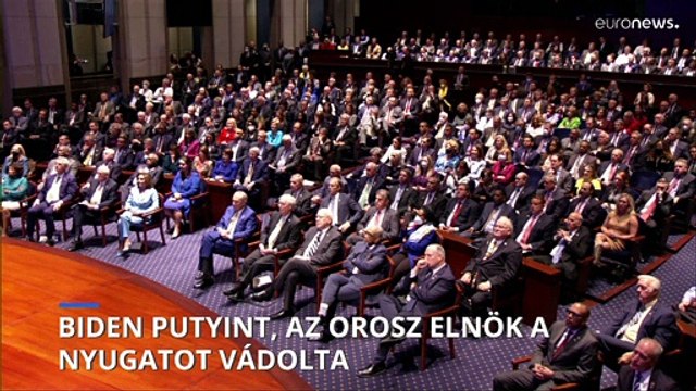 Joe Biden az orosz elnököt, Vlagyimir Putyin a Nyugatot vádolta