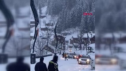 AYDER YAYLASI'NDA KAR SÜRÜCÜLERE ZOR ANLAR YAŞATTI