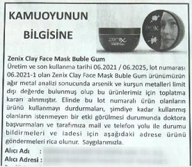 ÜRETİCİ FİRMA 'KULLANMAYIN' DİYEREK UYARDI ANCAK HALA SATIŞTA