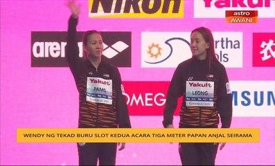 Wendy Ng tekad buru slot kedua acara tiga meter papan anjal seirama