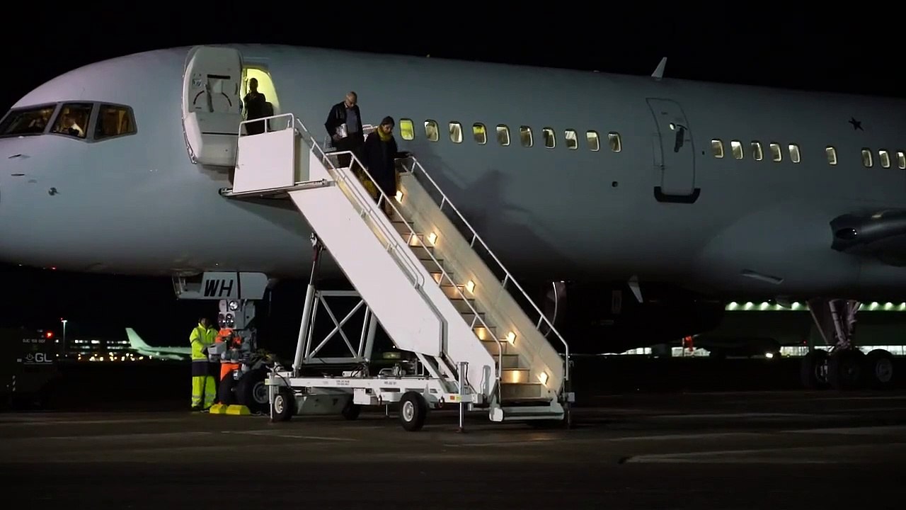Nazanin Zaghari-Ratcliffe and Anoosheh Ashoori arrive back in the UK after being detained in Iran