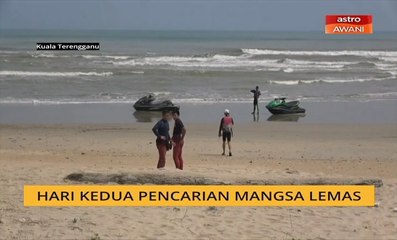 Hari kedua pencarian mangsa lemas