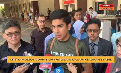 Kento Momota dan tiga yang lain dalam keadaan stabil