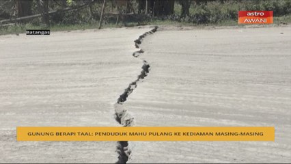 Gunung berapi Taal: Penduduk mahu pulang ke kediaman masing-masing