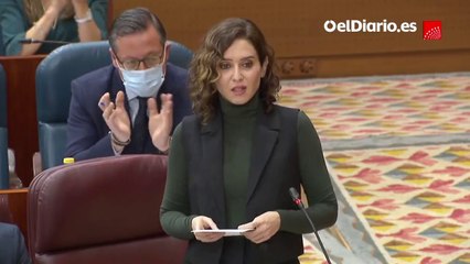 Díaz Ayuso: "La Comunidad de Madrid es la región que ha gestionado la pandemia como ejemplo para todo el mundo"