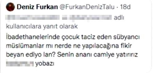 İslam dinine hakaret şahıs hakkında Savcılıktan açıklama