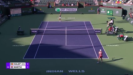 Indian Wells - Halep facile contre Martic