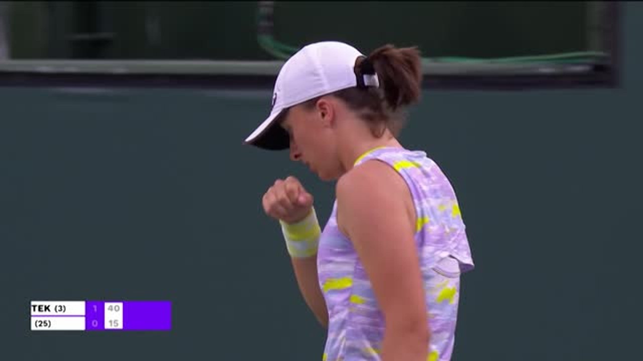 Indian Wells - Swiatek file en demies